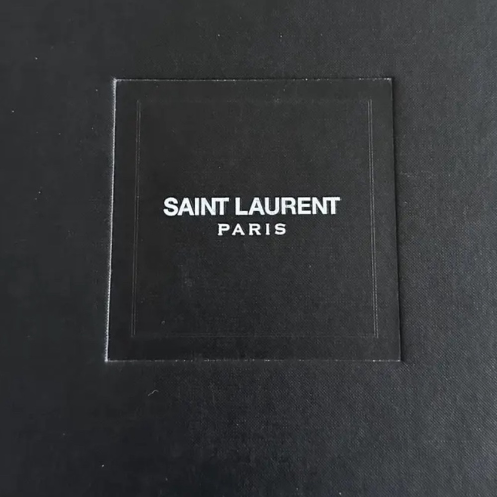 SAINT LAURENT PARIS Suede black booties - Picture 2 of 15